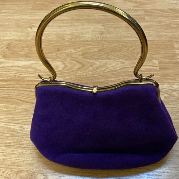 Vintage Purple handbag - Picture 4 of 7